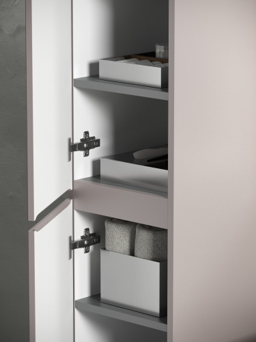 Шкаф-пенал Sancos SNOB T PSNT35SM 35х35х165 подвесной цвет бежевый - фото 3